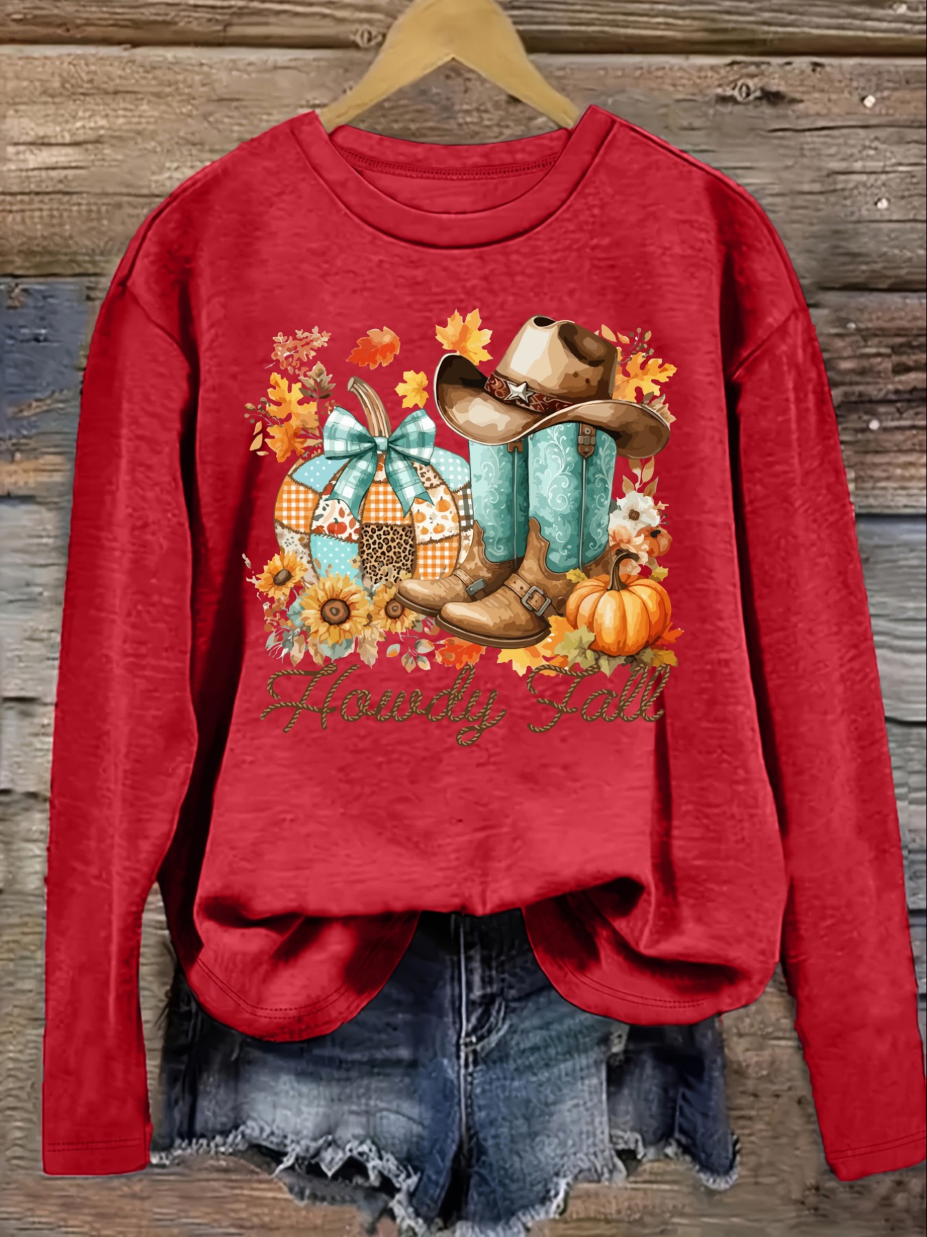 Women's Casual Long Sleeve Cre - Boots review and price