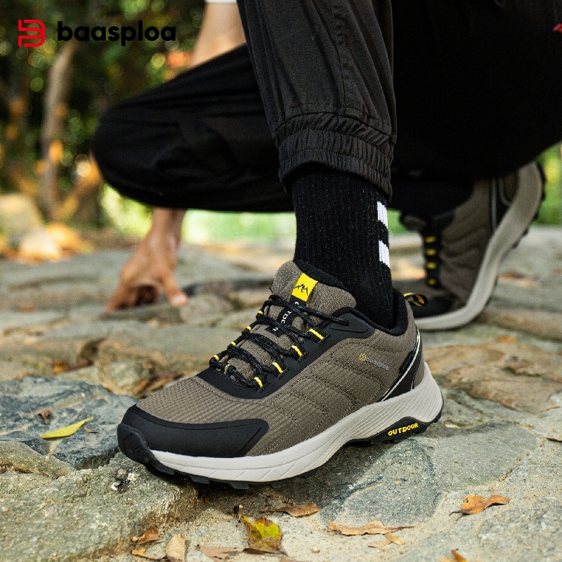 Baasploa Men Trail Running Hik - Waterproof Goretex Running Shoes review and price