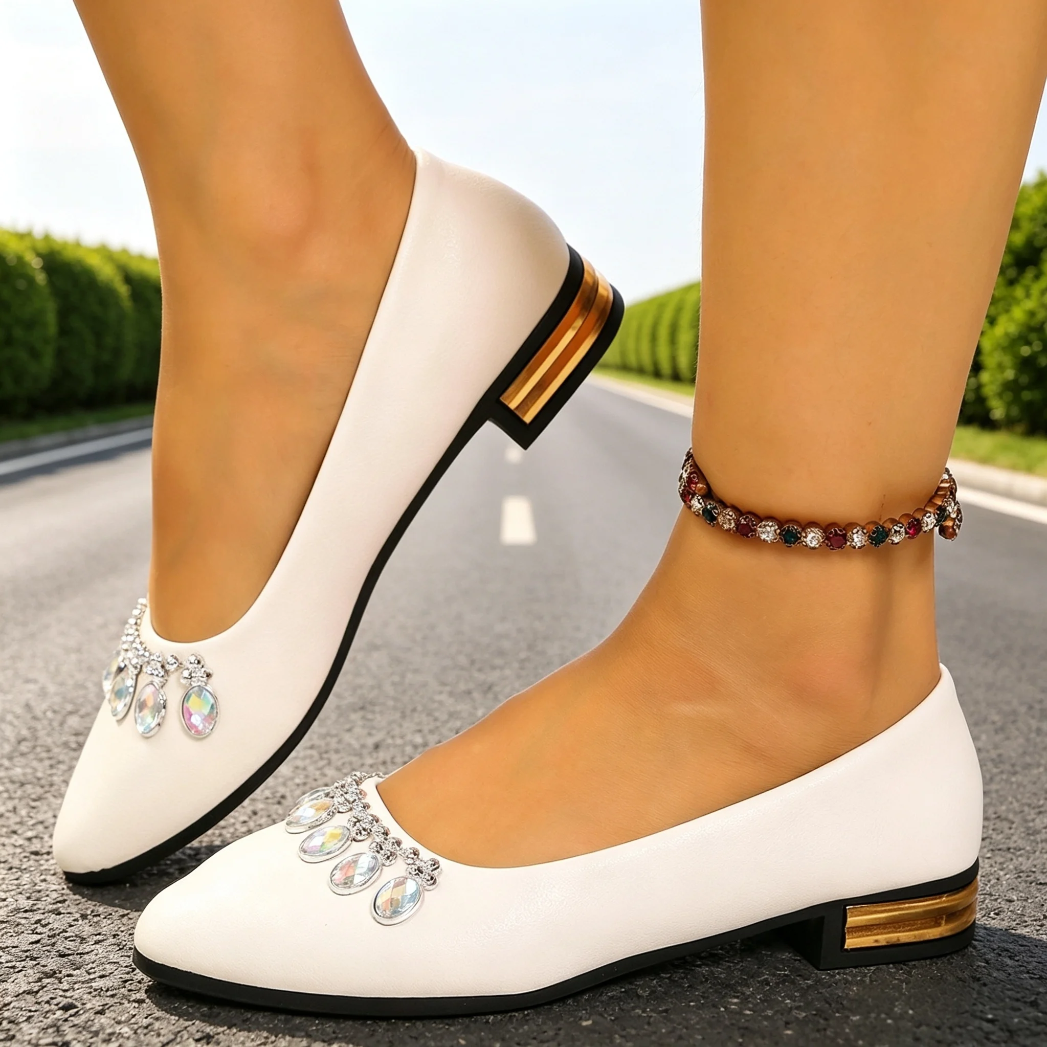 Women Flats Pointed Toe Ballet - Heels review and price
