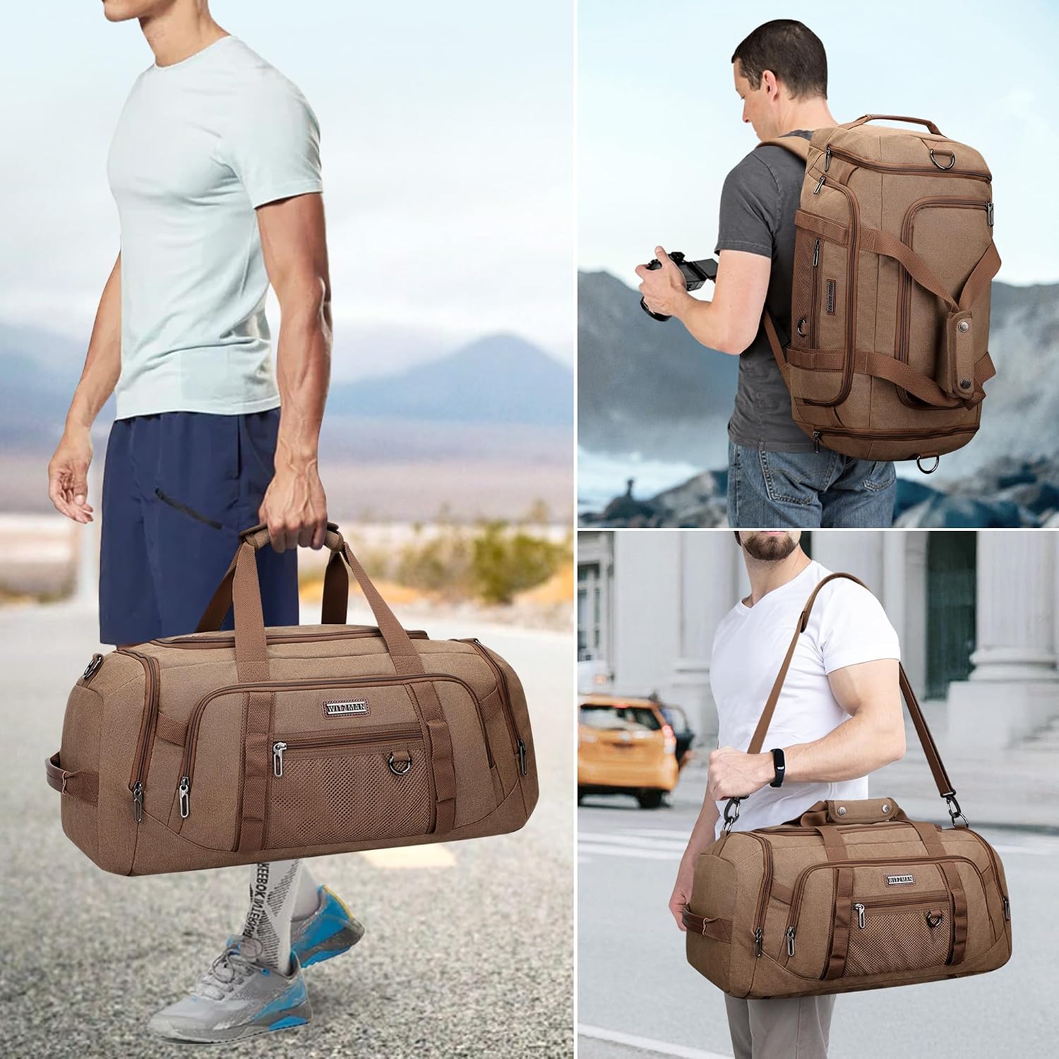 Canvas Duffle Bag for Men 3 in - Men'S Shoes review and price