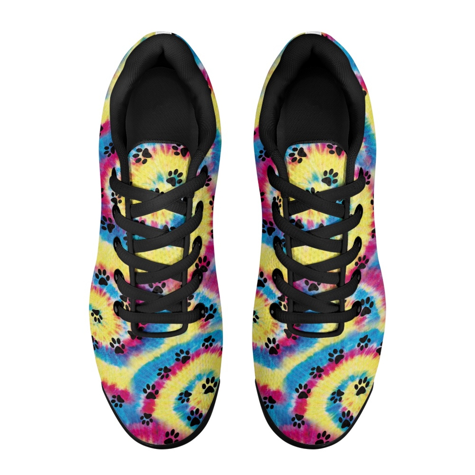 PENSTROLL Tie Dye Paw Print Sh - Air Cushion Jogger Shoes Men review and price